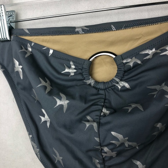 Victoria’s Secret Bird Print Gray Bikini - Picture 4 of 11